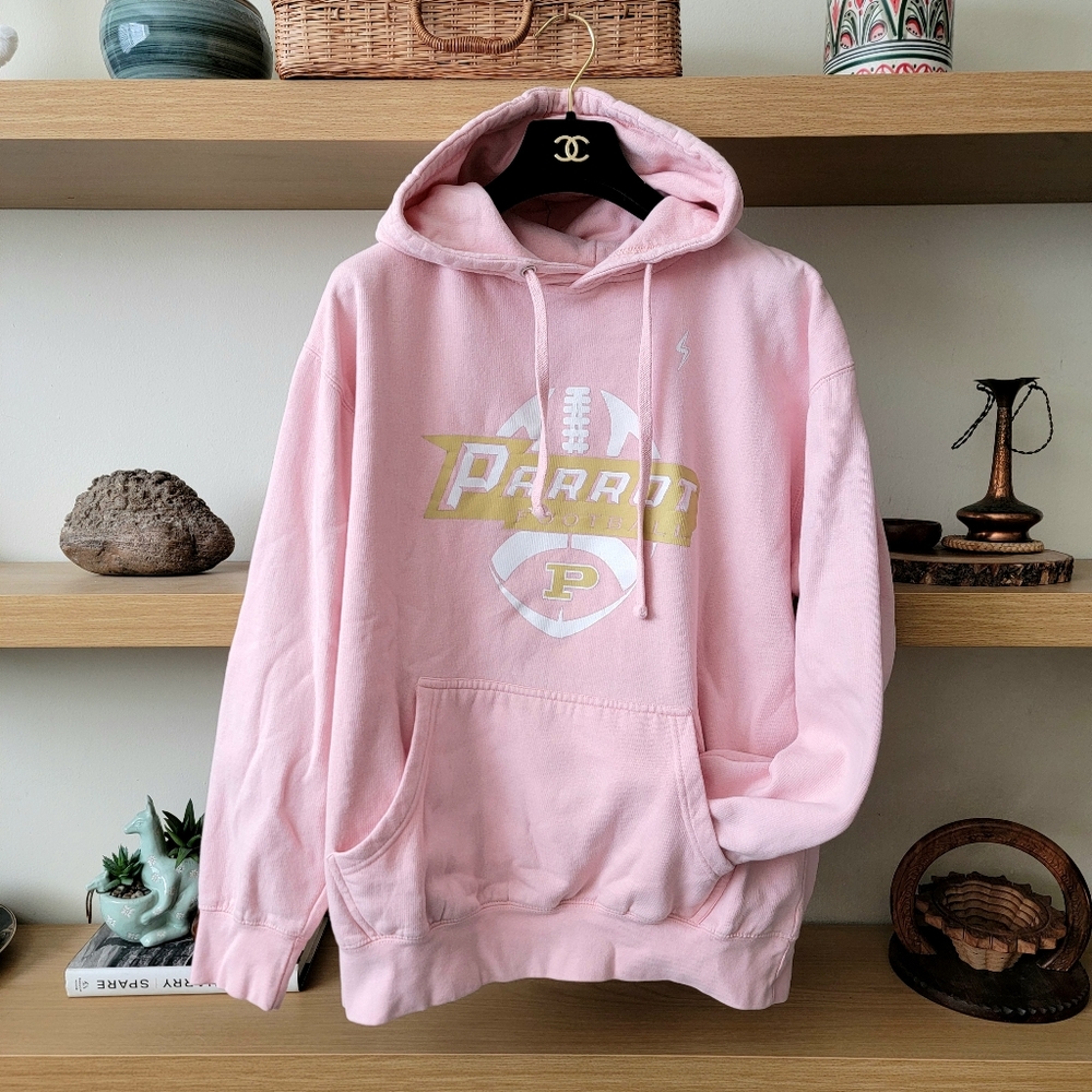 Pink hoodie for men size L
